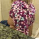 A woman records herself from a rear, over the shoulder view while taking a wet, gassy-sounding shit and sitting on a toilet. No product shown. Presented in 720P HD. Over 4 minutes.